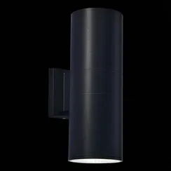 SL074.411.02 Светильник уличный настенный ST-Luce Черный/Черный LED 2*8W 4000K TUBO