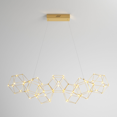 Подвесной светодиодный светильник Uma 90168/7 медь