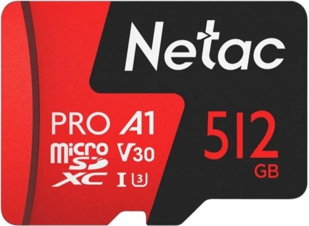 Карта памяти Netac microSDXC NT02P500PRO-512G-S 512 Гб Карта памяти Netac microSDXC NT02P500PRO-512G-S 512 Гб