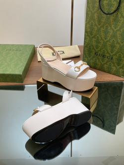 Gucci Horsebit Flatform Sandal