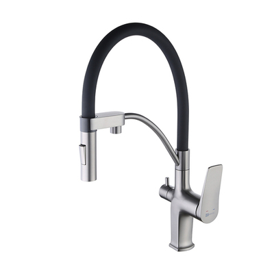 смеситель кухня LEMARK Bronx с подкл. к фильтру с питьевой водой, графит LM3761GM