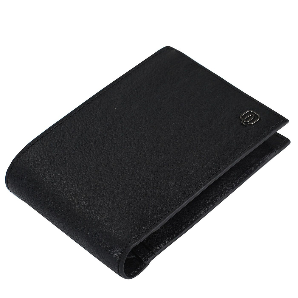 Кошелек из черной натуральной кожи Piquadro Black square PU1392B3R/N
