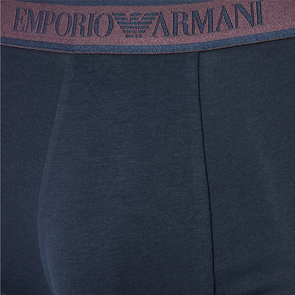 Набор мужских трусов хипсов 3в1 темно-синие Emporio Armani 111357_4F717 70435