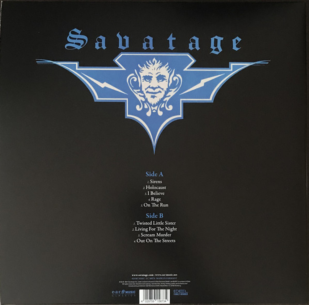 Savatage / Sirens (Coloured Vinyl)(LP)