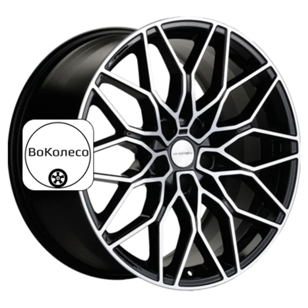 8,5x19/5x112 ET38 D66,6 KHW1902 (Mercedes) Black-FP Khomen Wheels