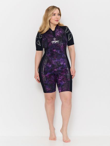 Гидрокостюм Sargan Nero 2.0 Shorty lady 2 мм GalaxyAPE-07/черный