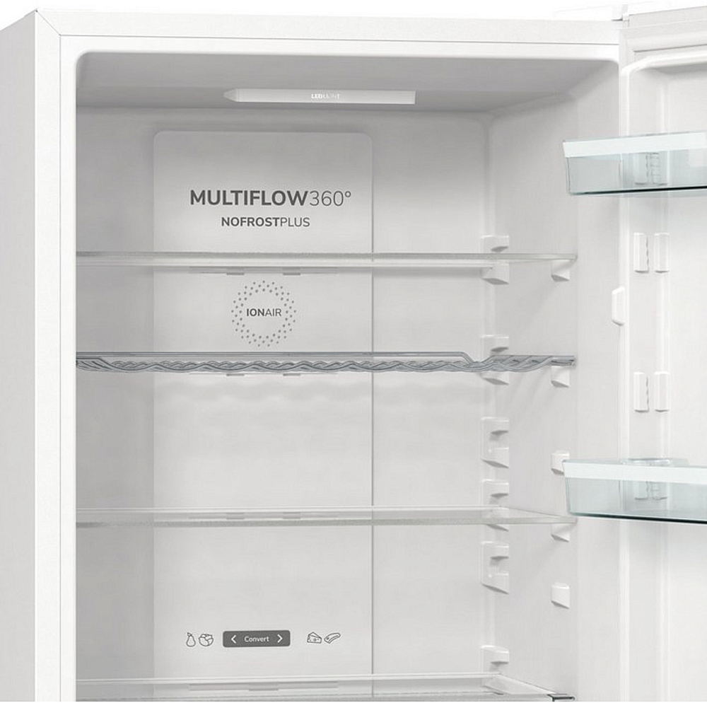 Отдельностоящий двухкамерный холодильник Gorenje NRK6192AW4