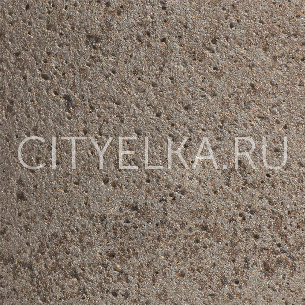 Кашпо TREEZ ERGO - Hard Rock - Цилиндрическая Чаша - Песок серый беж