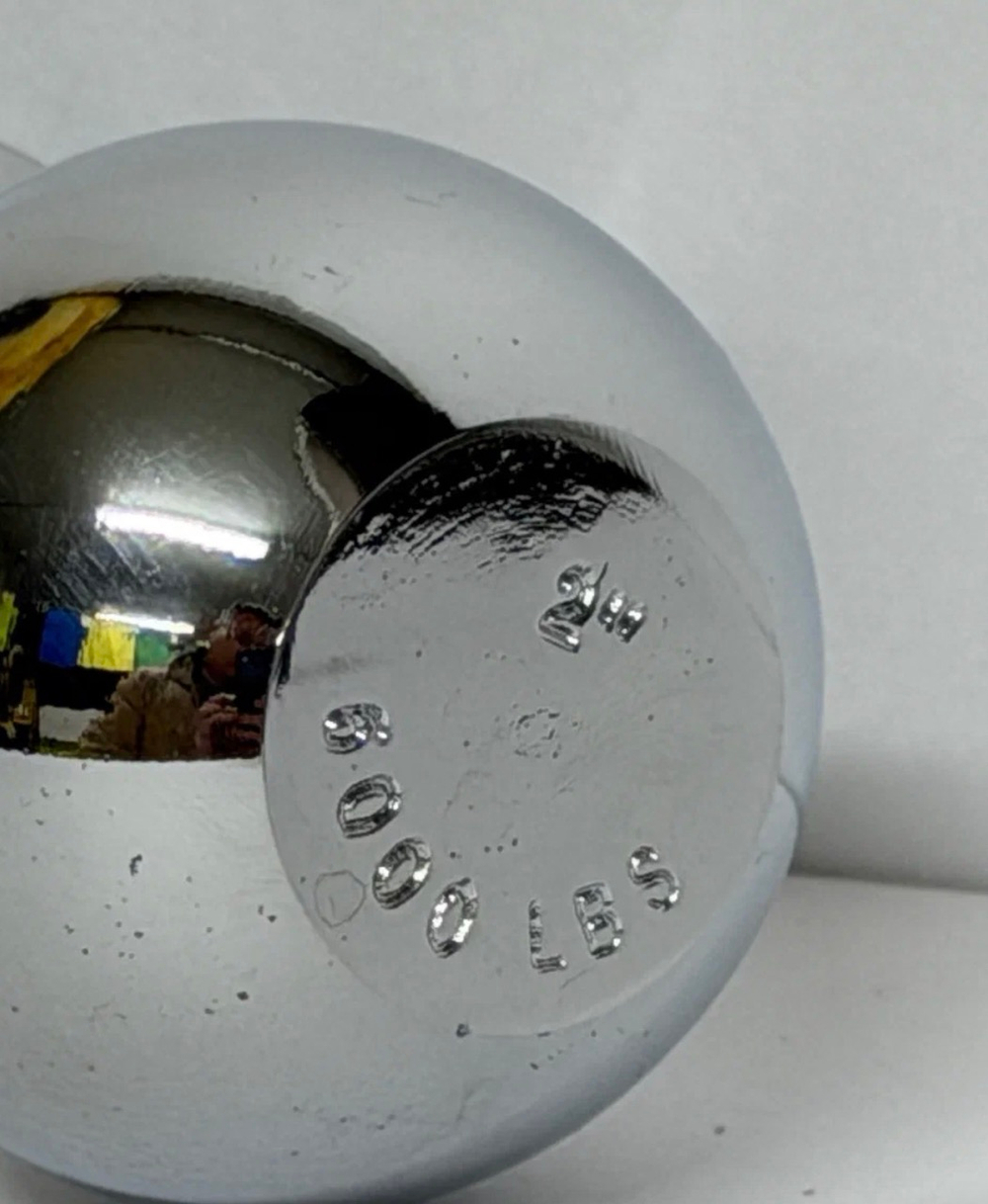 Шар для фаркопа 2 дюйма ~50.8 мм, 3.5 тонн, прицепное устройство для прицепа, ножка стержень М24 (шайба и гайка в комплекте), тип Е , (1 шт.) -