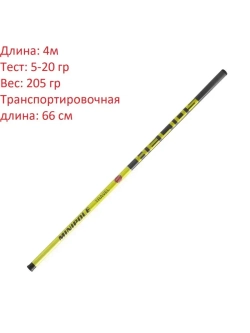 Удилище маховое Minipole 4m