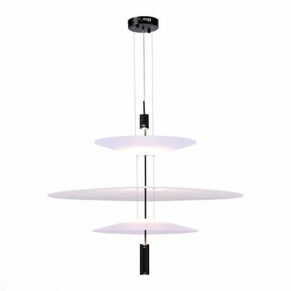 Люстра подвесная ST-Luce Черный/Белый LED 1*15W ISOLA sl6101.423.01