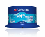 Оптический диск Verbatim CD-R 700MB 52X AZO Crystal, Spindle, 50шт