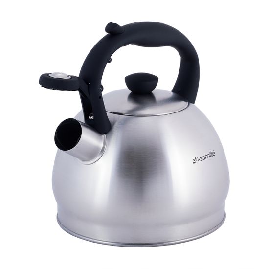 Чайник 2 л. из нержавеющей стали со свистком Kamille KM-0693