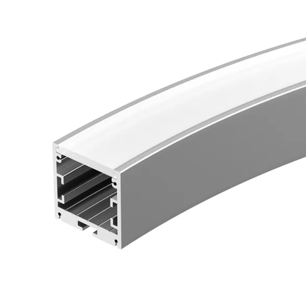 Профиль SL-ARC-3535-D800-A90 SILVER (630мм, дуга 1 из 4) (Arlight, Алюминий) 027637