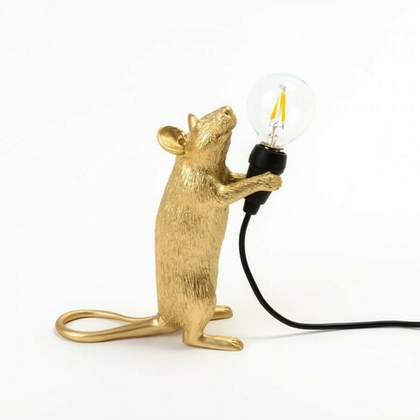Настольная лампа Mouse Lamp Standing GOLD USB 15230