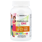 BariatricPal, Multivitamin One, без железа, апельсин и цитрус, 30 жевательных таблеток