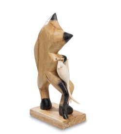 Decor and Gift 40-033 Статуэтка «Кот с уловом» суар 22 см