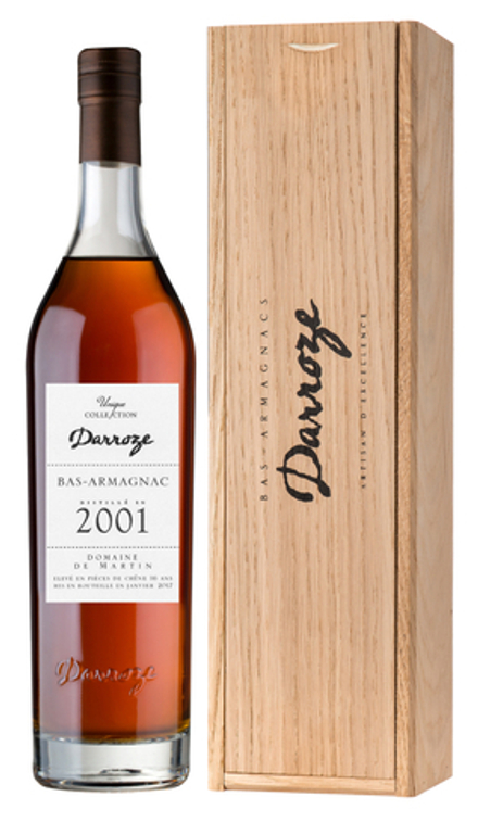 Арманьяк Darroze Unique Collection Domaine de Couzard-Lassalle a Mauleon d'Armagnac, 2001 г.