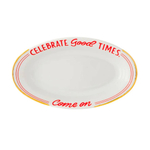 Блюдо овальное CELEBRATE GOOD TIMES, 17x10 см