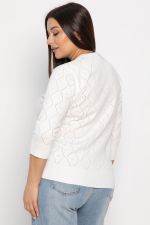 Блуза Нежный узор (молочная) Б14936-18М LT Collection