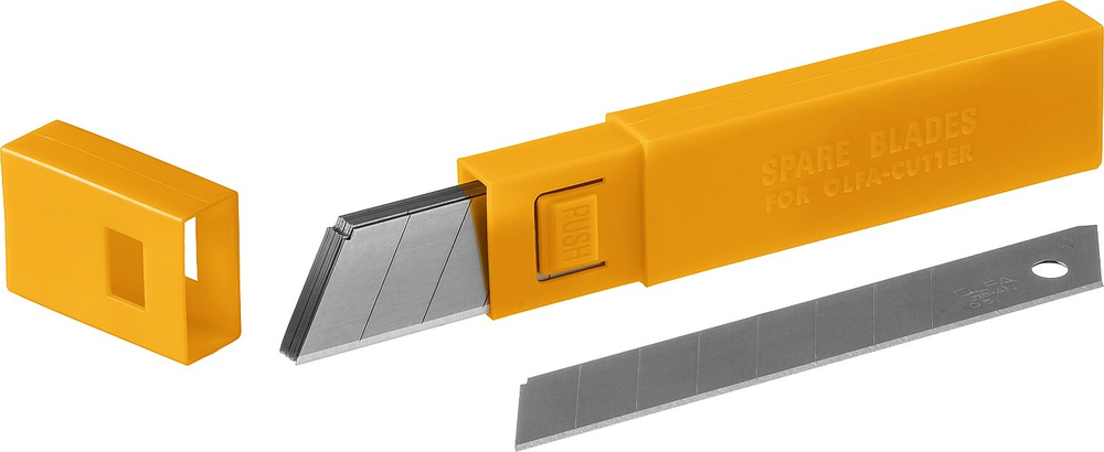 OLFA 18 х 100х 0.5 мм, 10 шт, сегментированные лезвия (OL-LB-10B)