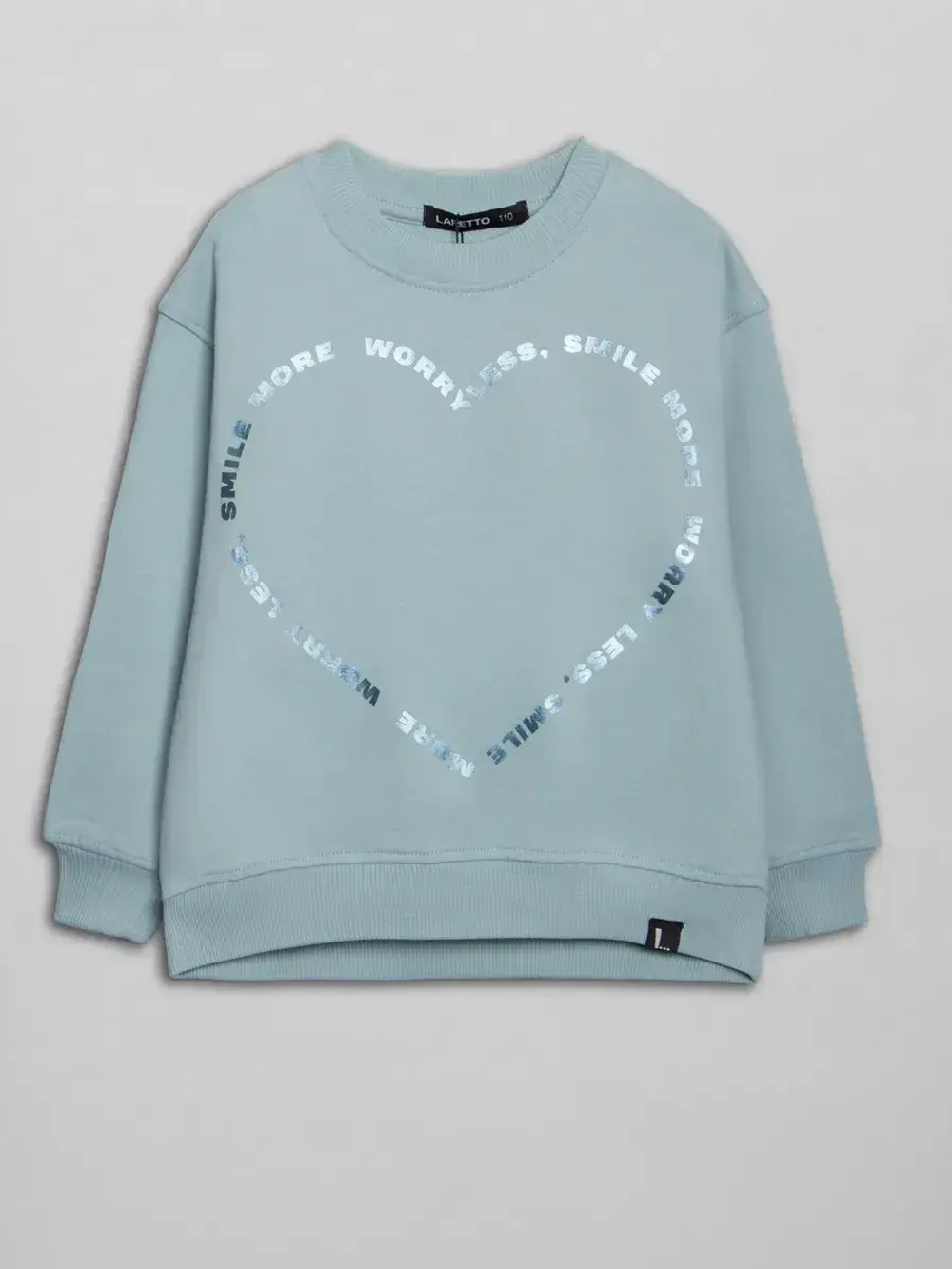 Свитшот для девочки, голубой