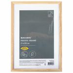 Рамка 21х30 см небьющаяся, аналог IKEA, багет 12 мм дерево, BRAUBERG "Woodray", цвет натуральный, 391360
