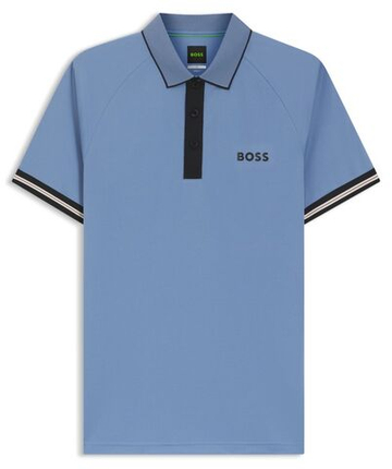 Мужское теннисное поло BOSS TOC Serve Polo - light/pastel blue
