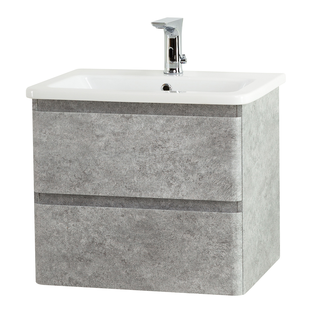 Тумба подвесная с керамической раковиной BelBagno ALBANO-CER-600-2C-SO-CVG