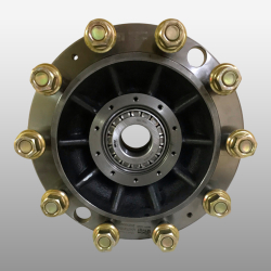 AZ4075410040 - Ступица колеса переднего с кольцом ABS на Sitrak C7H Max, Howo T5G 8х4
