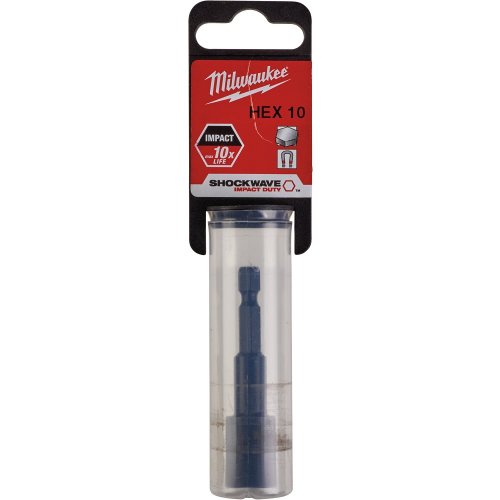 Насадка Milwaukee SHOCKWAVE 1/4" HEX торцевая 10x65 мм