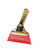 Shine Systems Ракель розовый твердостью 80А с ручкой 15*12,5см