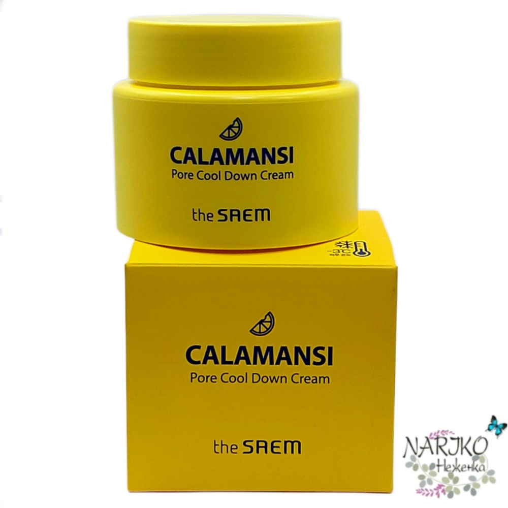 Крем для лица сужающий поры THE SAEM Calamansi Pore Cool Down Cream, 100 мл.