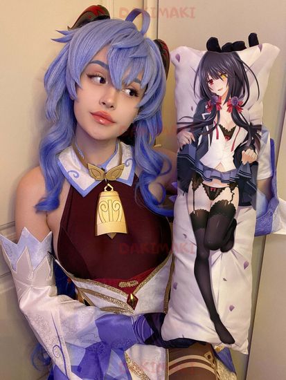 Мини дакимакура Куруми Токисаки из Рандеву с Жизнью арт. M0369, 60х20 см