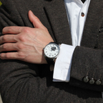 ZEPPELIN Piaget Collection Automatic Mechanical Movement Men"s Watches Watch 40 White Dial