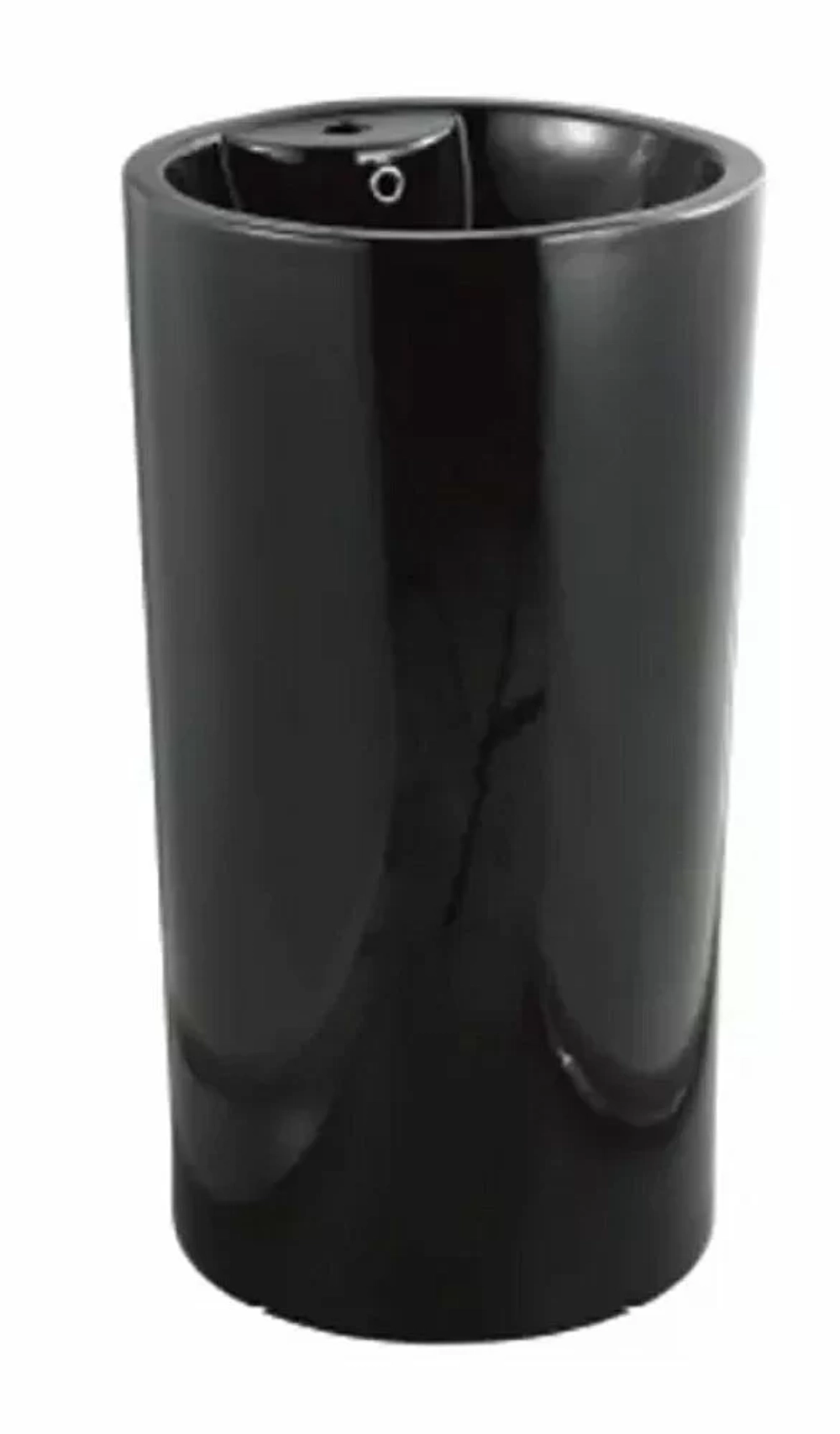 Раковина напольная SantiLine 46 SL-4003MB черная матовая