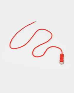 Шнурок одинарный красный