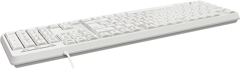 Клавиатура USB Defender Atom HB-546 белый