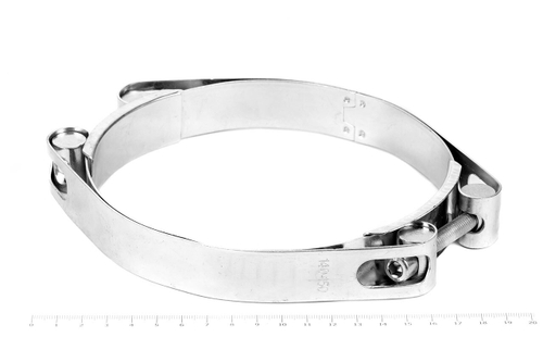 Хомут силовой двухболтовый 140-150/24