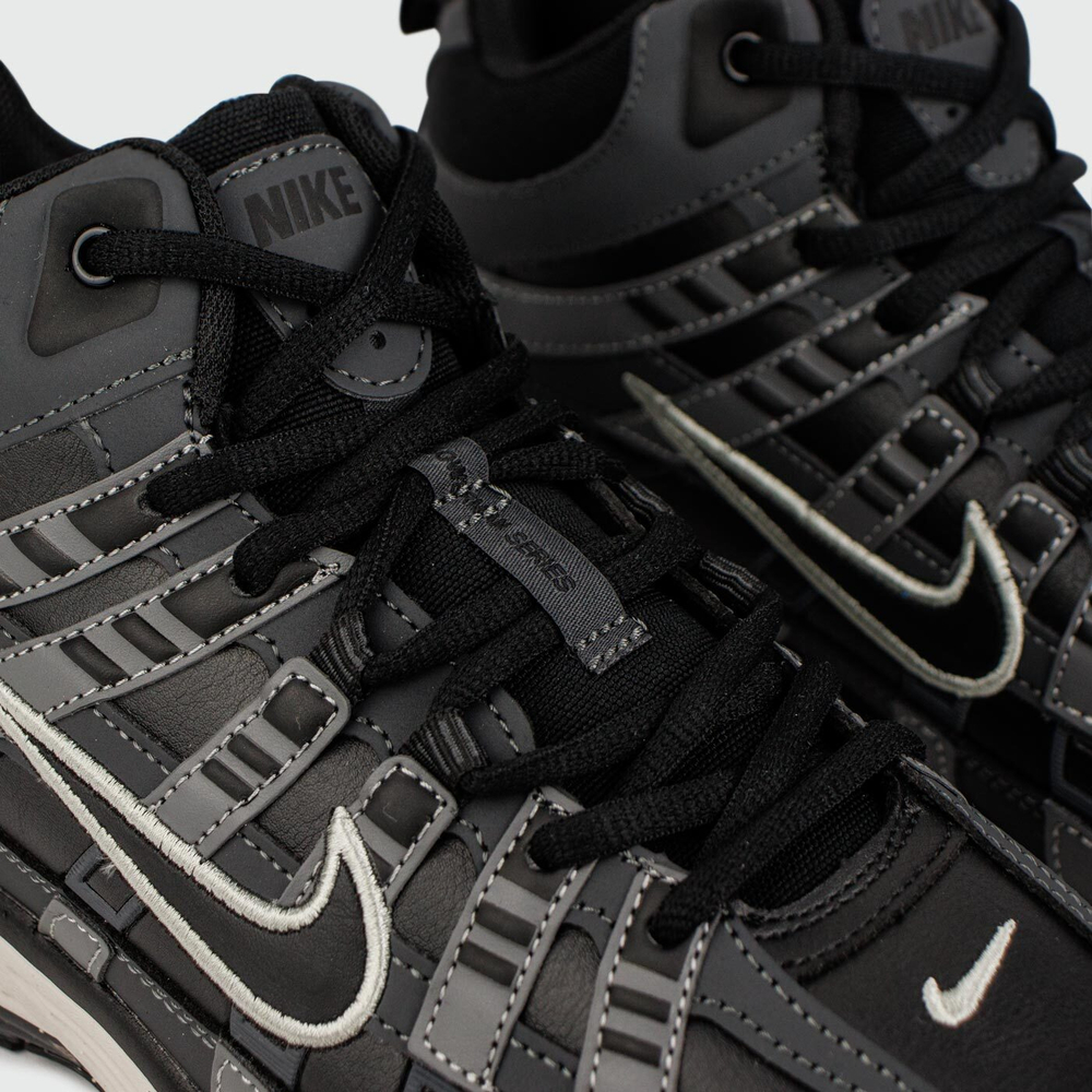 Кроссовки Nike P6000 Black White with Fur