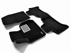 Коврики салона для BMW X5 (E-53) (2000-2006) Euromat 3D Lux черные. Арт. EM3D-001211