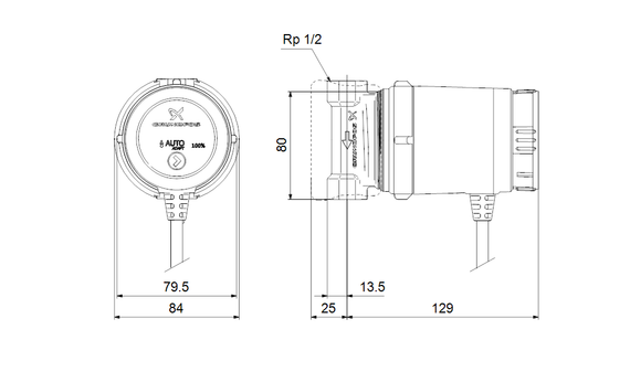 Grundfos COMFORT 15-14 BA PM