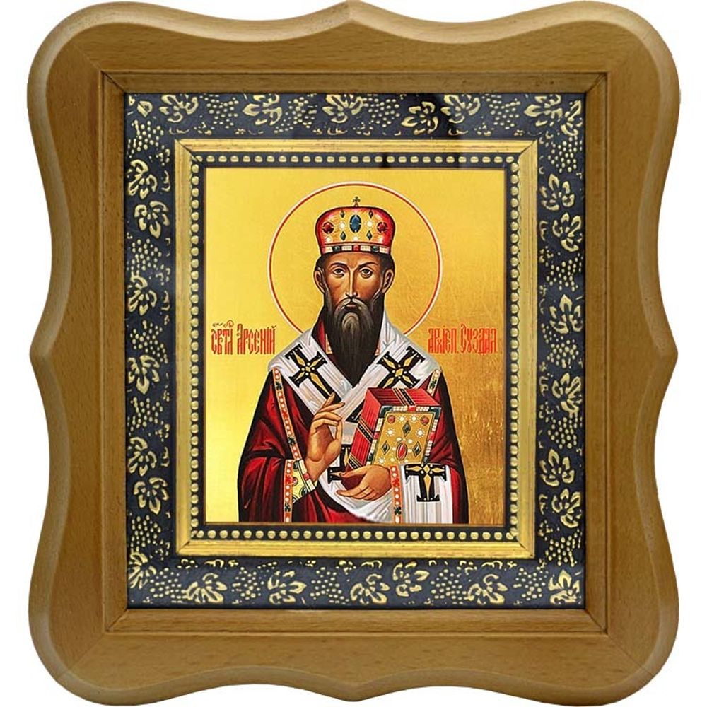 Арсений Элассонский-Суздальский Святитель. Икона на холсте.