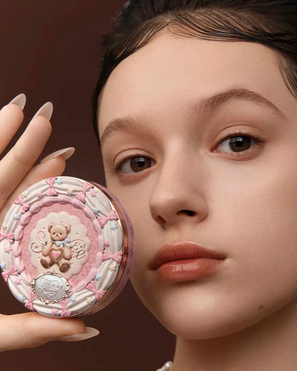 Палетка консилеров Flower Knows The Sweetie Bear 4-Color Concealer Palette - 01 Strawberry Chocolate