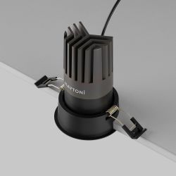 Светильник встраиваемый светодиодный Maytoni   DL118-15W-3K-B