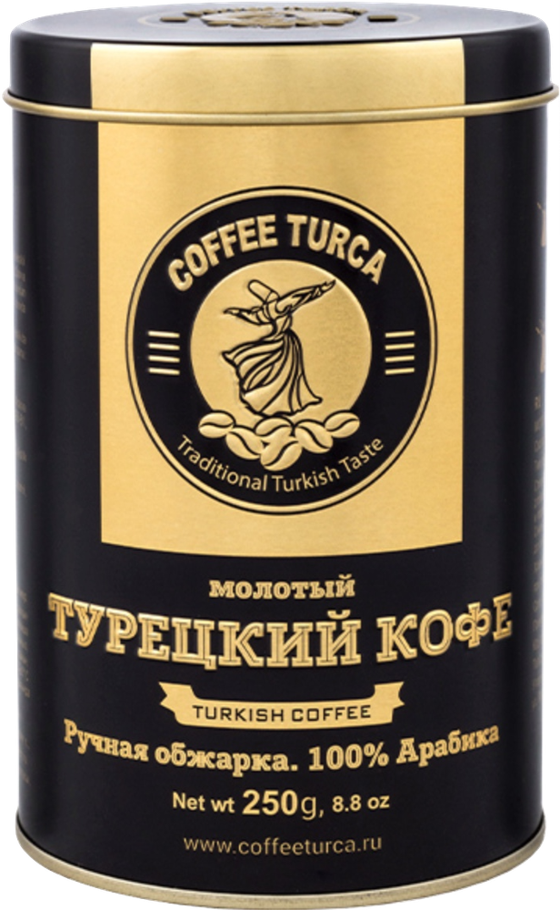 Кофе молотый Coffee Turca жестяная банка 250 г