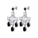 Серьги Dyrberg Kern LEONORA SS CRYSTAL / BLACK 430074