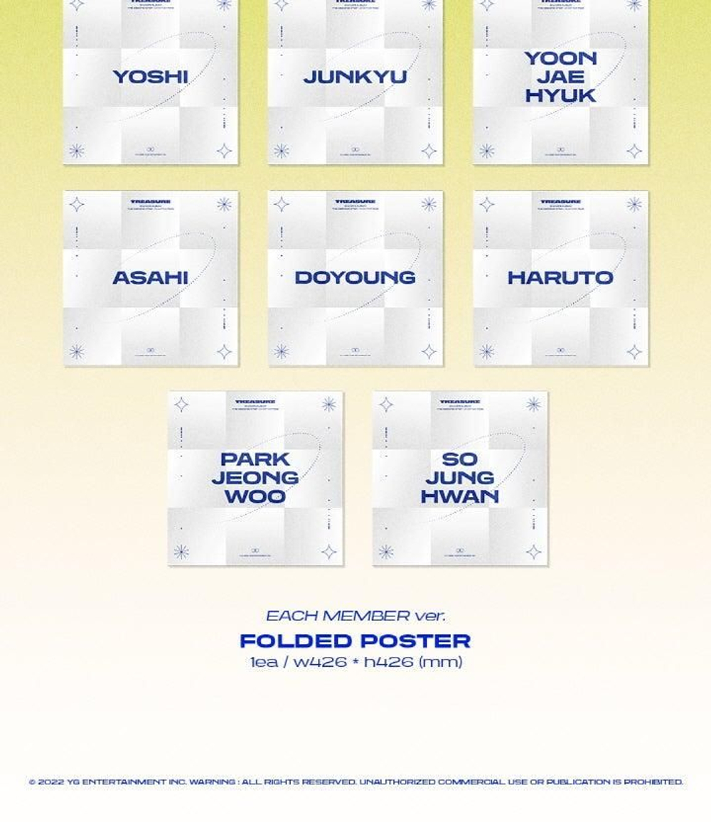 Альбом TREASURE - THE SECOND STEP : CHAPTER TWO 2nd Mini Album DIGIPACK 10 Version SET