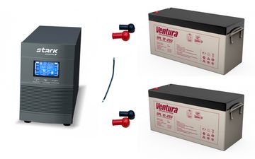 Комплект ИБП SC 1000 online + GPL 12-250 х 2 шт.