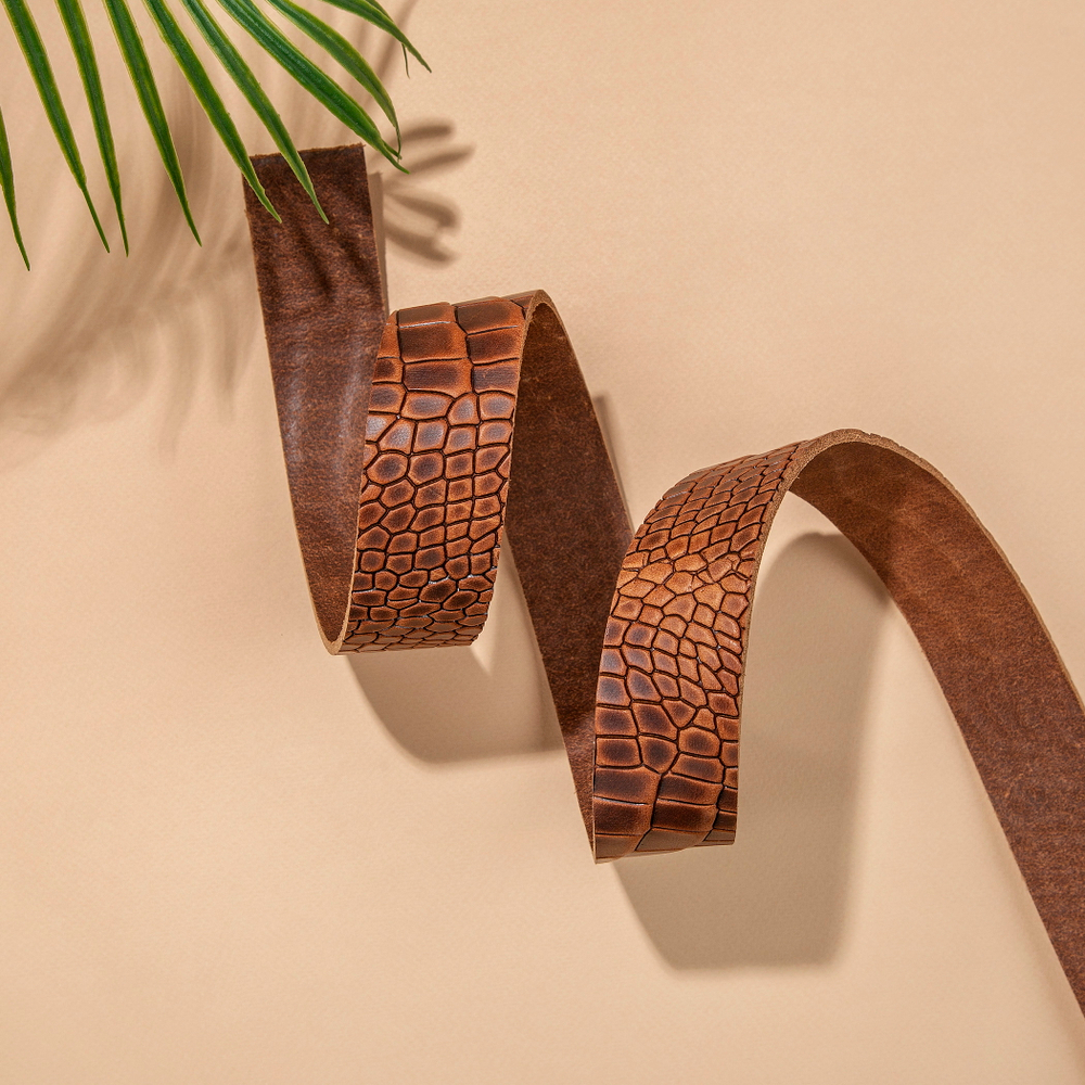 Ременная заготовка Tucson Cognac (3,3-3,5 мм), цв. Коричневый